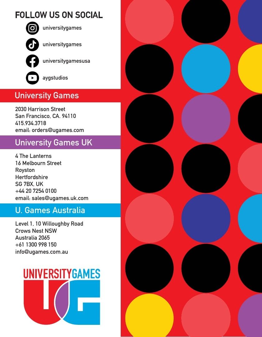 University Games Annual Games Catalog Weekly Ad January 1 - December 31, 2026