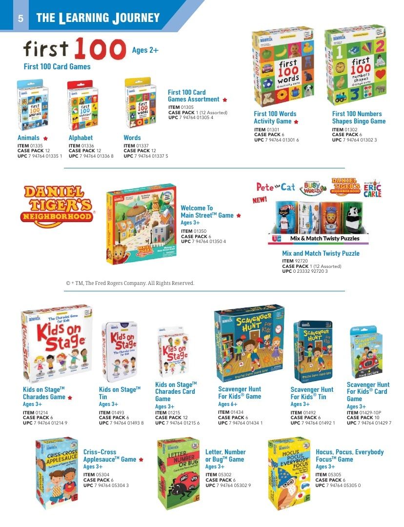 University Games Annual Games Catalog Weekly Ad January 1 - December 31, 2026
