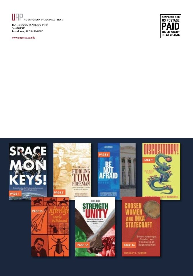 University of Alabama Press Spring Book Catalog Weekly Ad January 1 - December 31, 2026