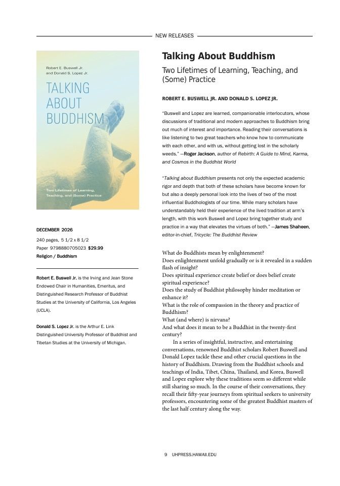 University of Hawai'i Press Fall Book Catalog Weekly Ad January 1 - December 31, 2026