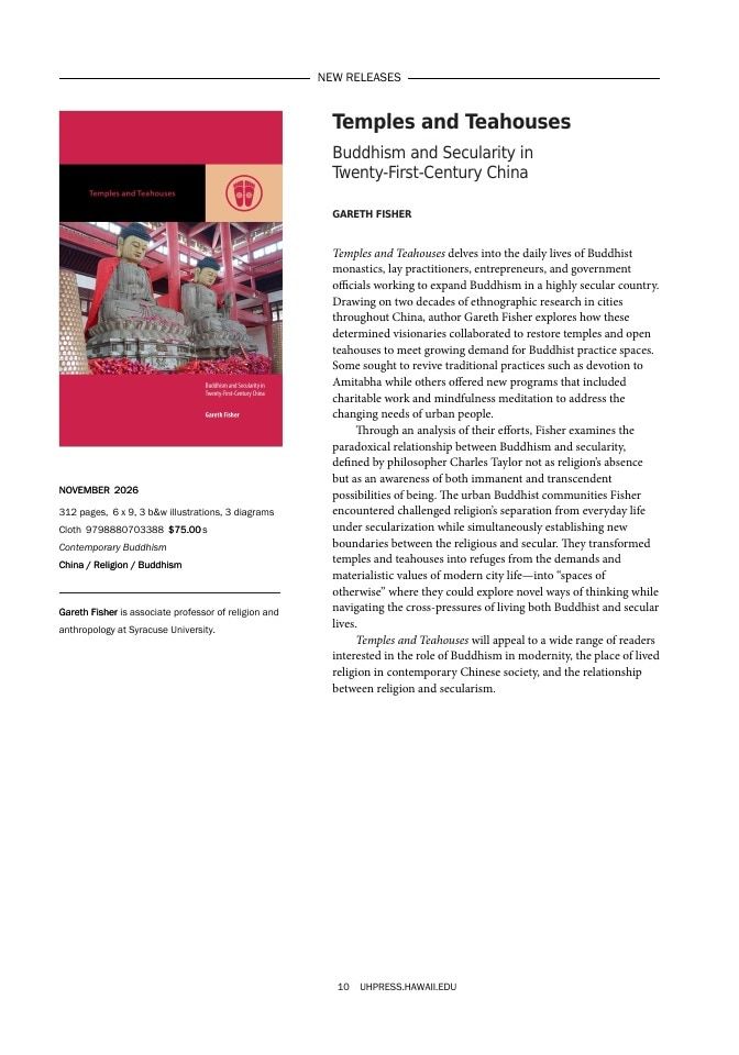 University of Hawai'i Press Fall Book Catalog Weekly Ad January 1 - December 31, 2026