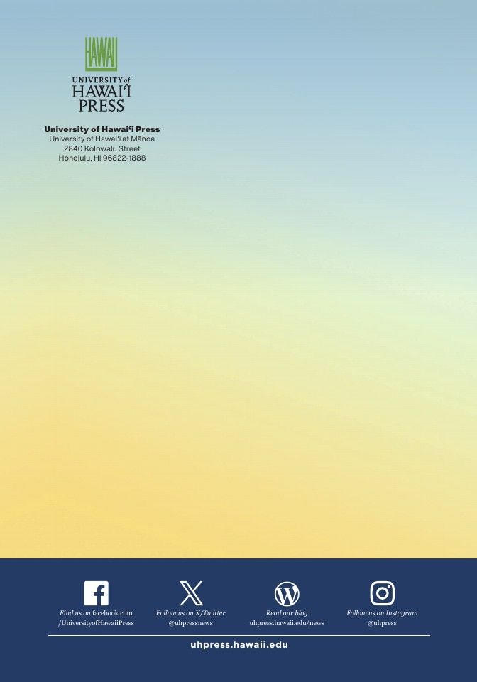 University of Hawai'i Press Fall Book Catalog Weekly Ad January 1 - December 31, 2026