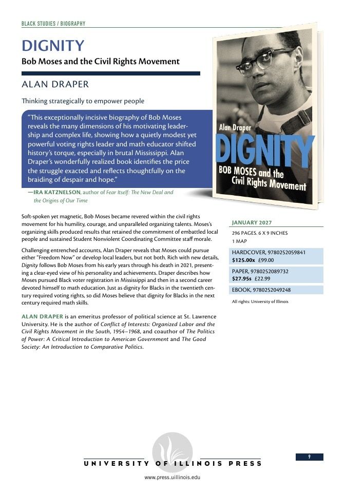 University of Illinois Press Fall Books Catalog Weekly Ad January 1 - December 31, 2026