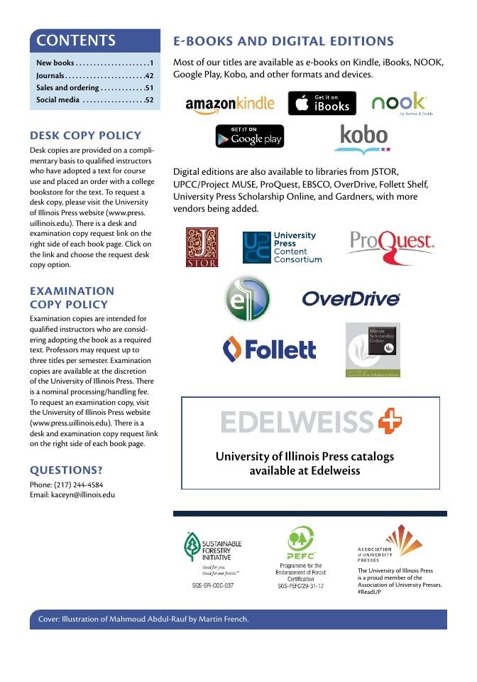 University of Illinois Press Fall Books Catalog Weekly Ad January 1 - December 31, 2026