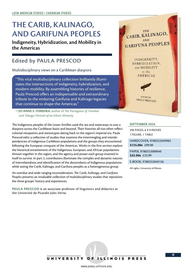 University of Illinois Press Fall Books Catalog Weekly Ad January 1 - December 31, 2026