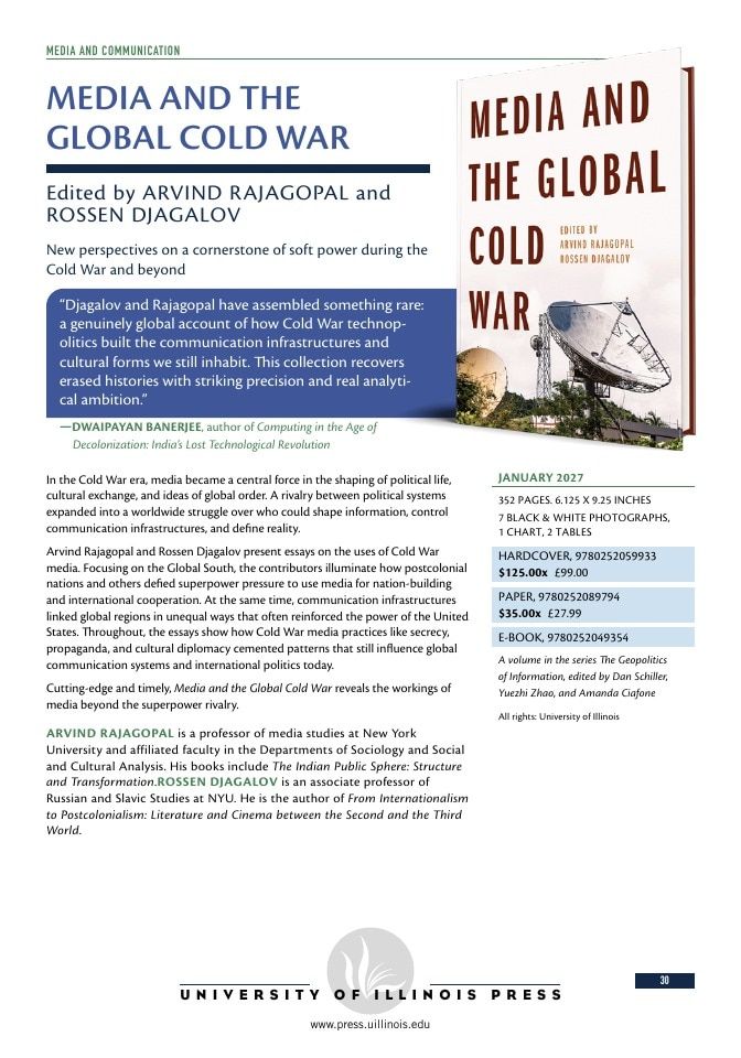 University of Illinois Press Fall Books Catalog Weekly Ad January 1 - December 31, 2026