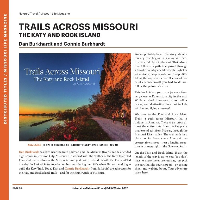 University of Missouri Press Fall Book Catalog Weekly Ad January 1 - December 31, 2026