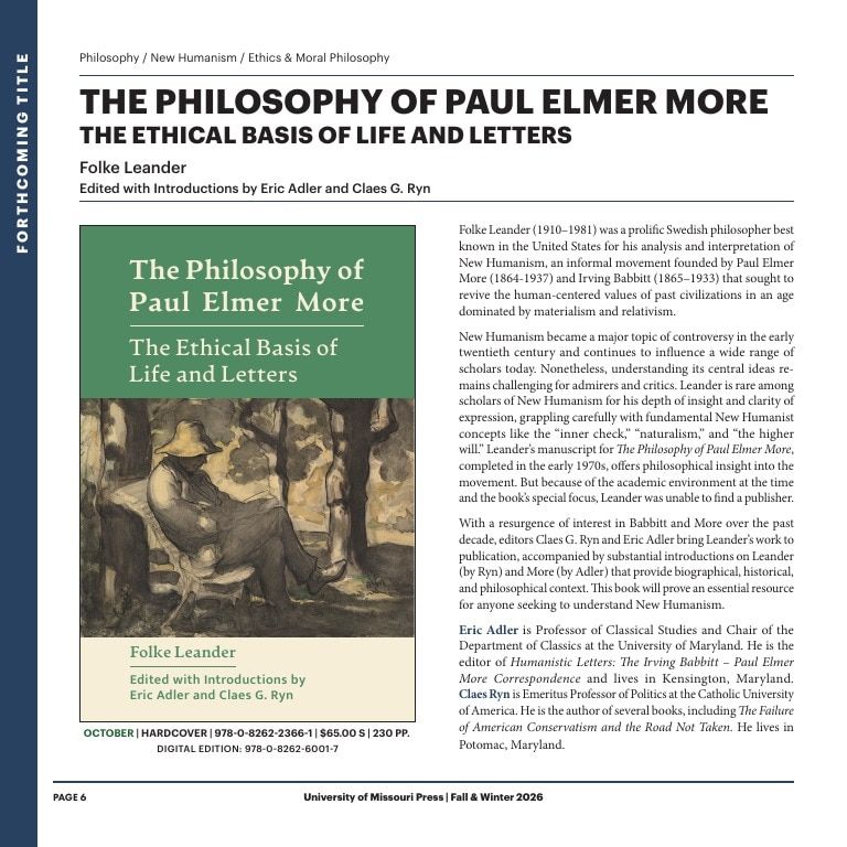 University of Missouri Press Fall Book Catalog Weekly Ad January 1 - December 31, 2026