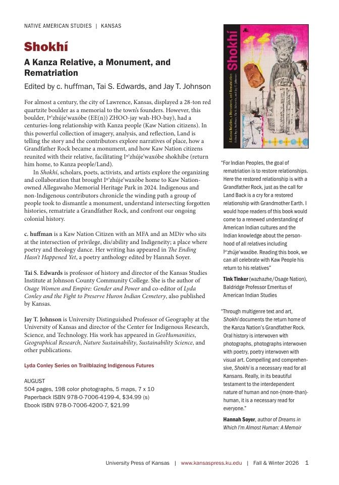 University Press of Kansas Fall and Winter Books Catalog Weekly Ad January 1 - December 31, 2026