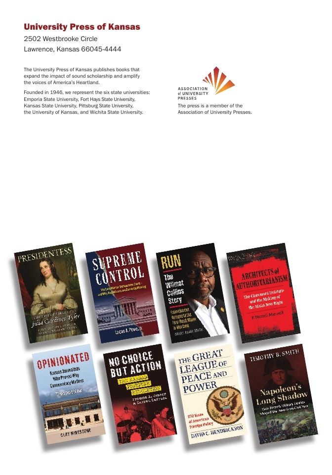 University Press of Kansas Fall and Winter Books Catalog Weekly Ad January 1 - December 31, 2026