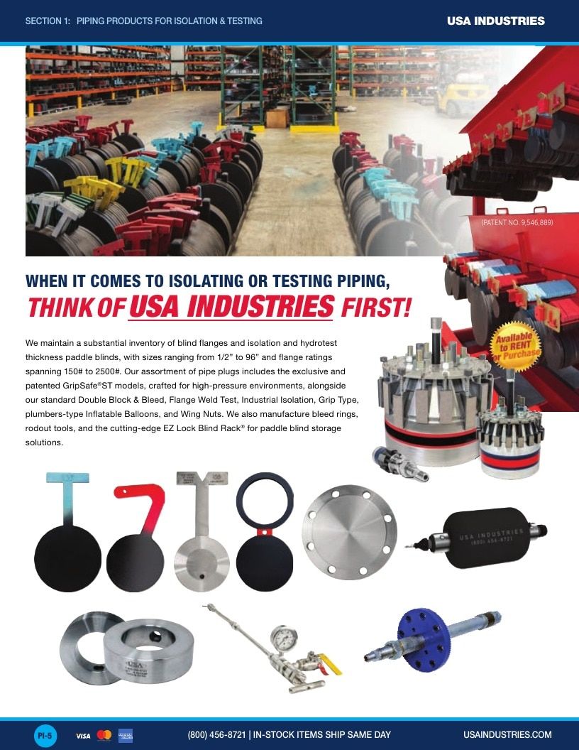 USA Industries Industrial Products Catalog Weekly Ad January 1 - December 31, 2026