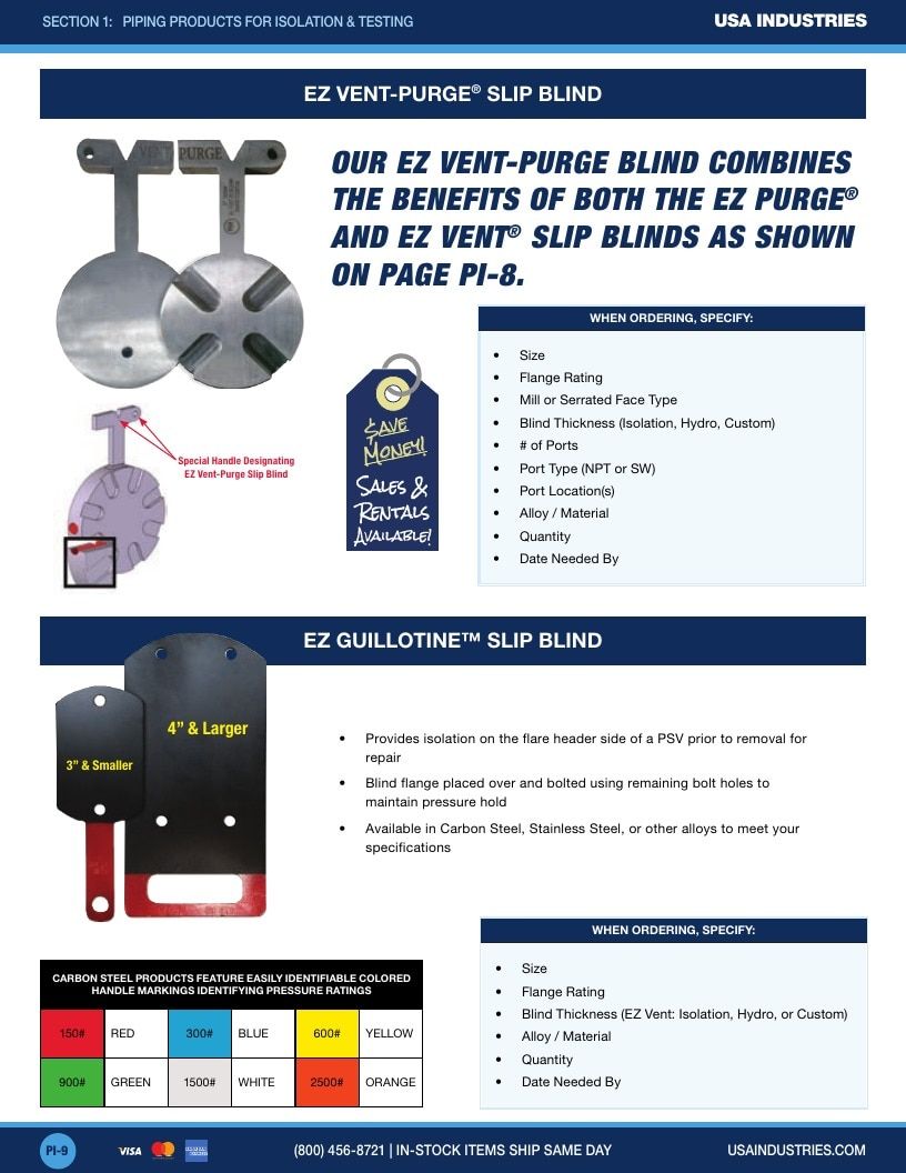USA Industries Industrial Products Catalog Weekly Ad January 1 - December 31, 2026