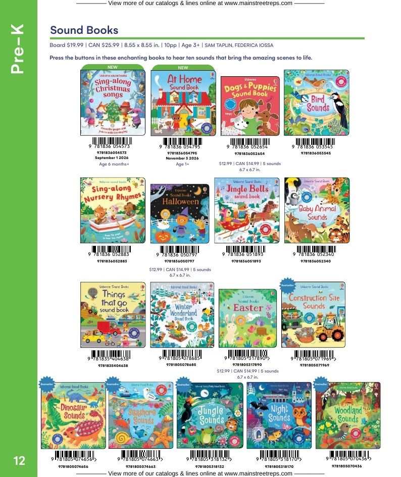 Usborne Summer and Fall Books Catalog Weekly Ad January 1 - December 31, 2026