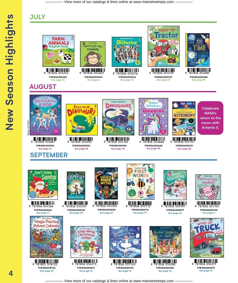 Usborne Summer and Fall Books Catalog Weekly Ad January 1 - December 31, 2026