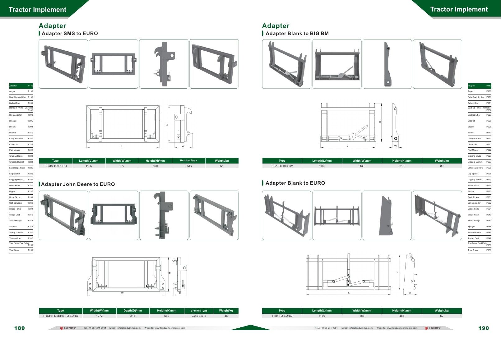 Attachman Tractor Attachments Catalog Weekly Ad January 1 - December 31, 2026