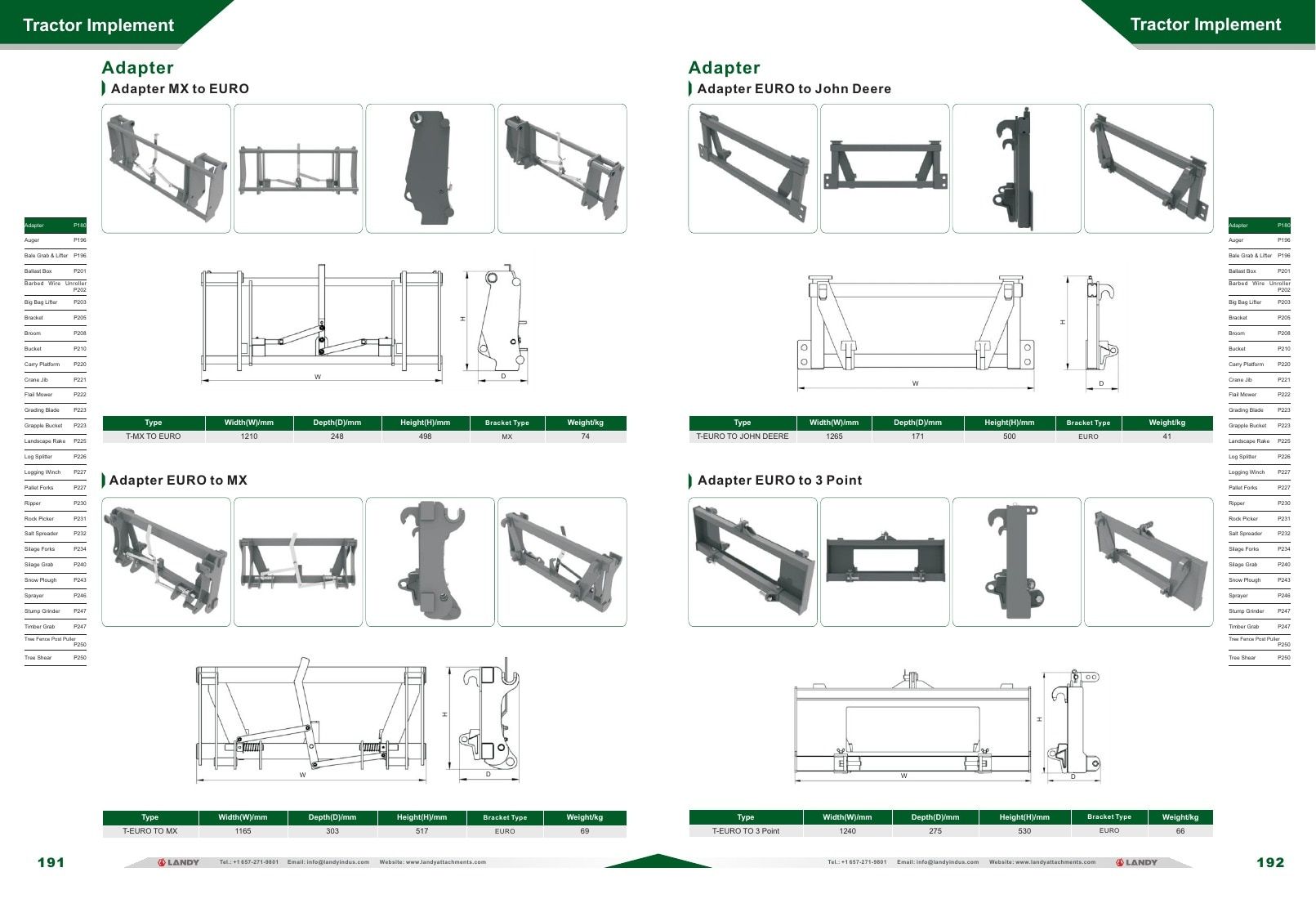 Attachman Tractor Attachments Catalog Weekly Ad January 1 - December 31, 2026