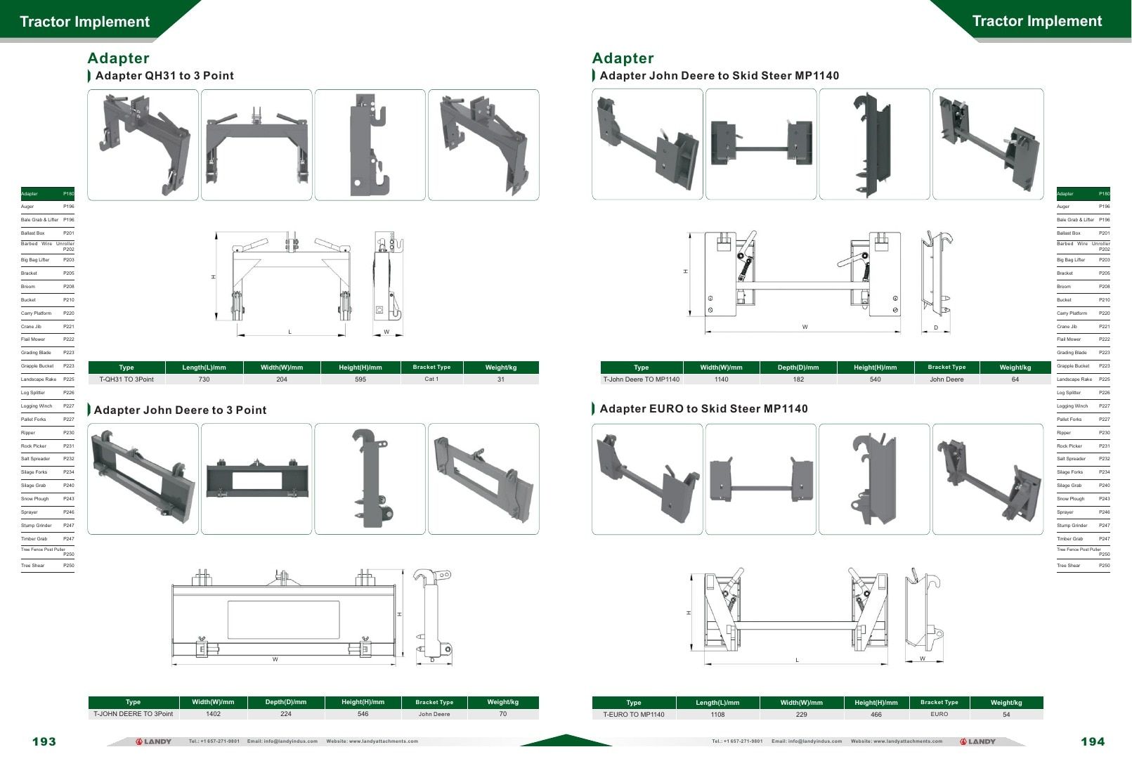 Attachman Tractor Attachments Catalog Weekly Ad January 1 - December 31, 2026