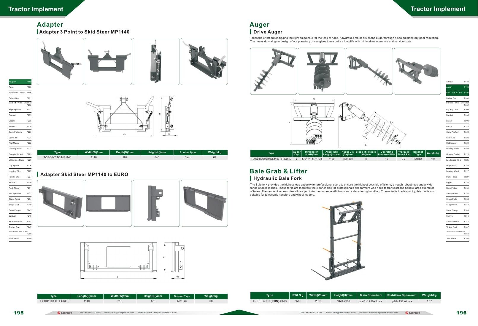 Attachman Tractor Attachments Catalog Weekly Ad January 1 - December 31, 2026