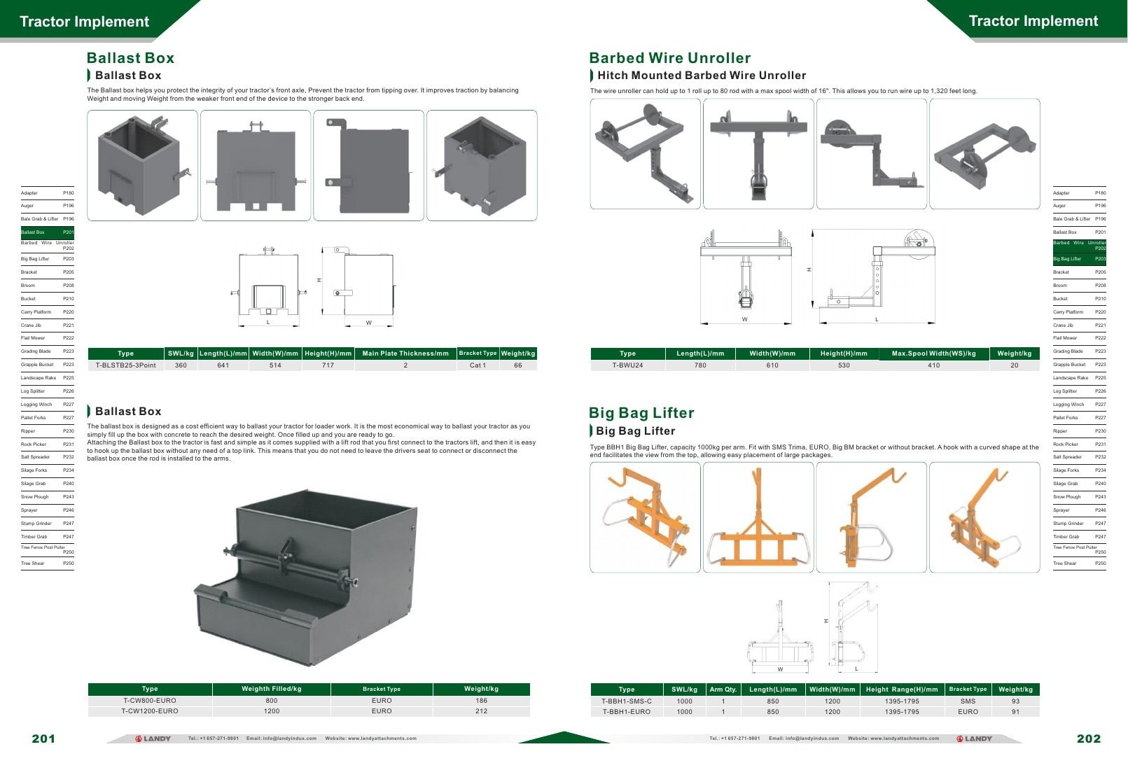 Attachman Tractor Attachments Catalog Weekly Ad January 1 - December 31, 2026