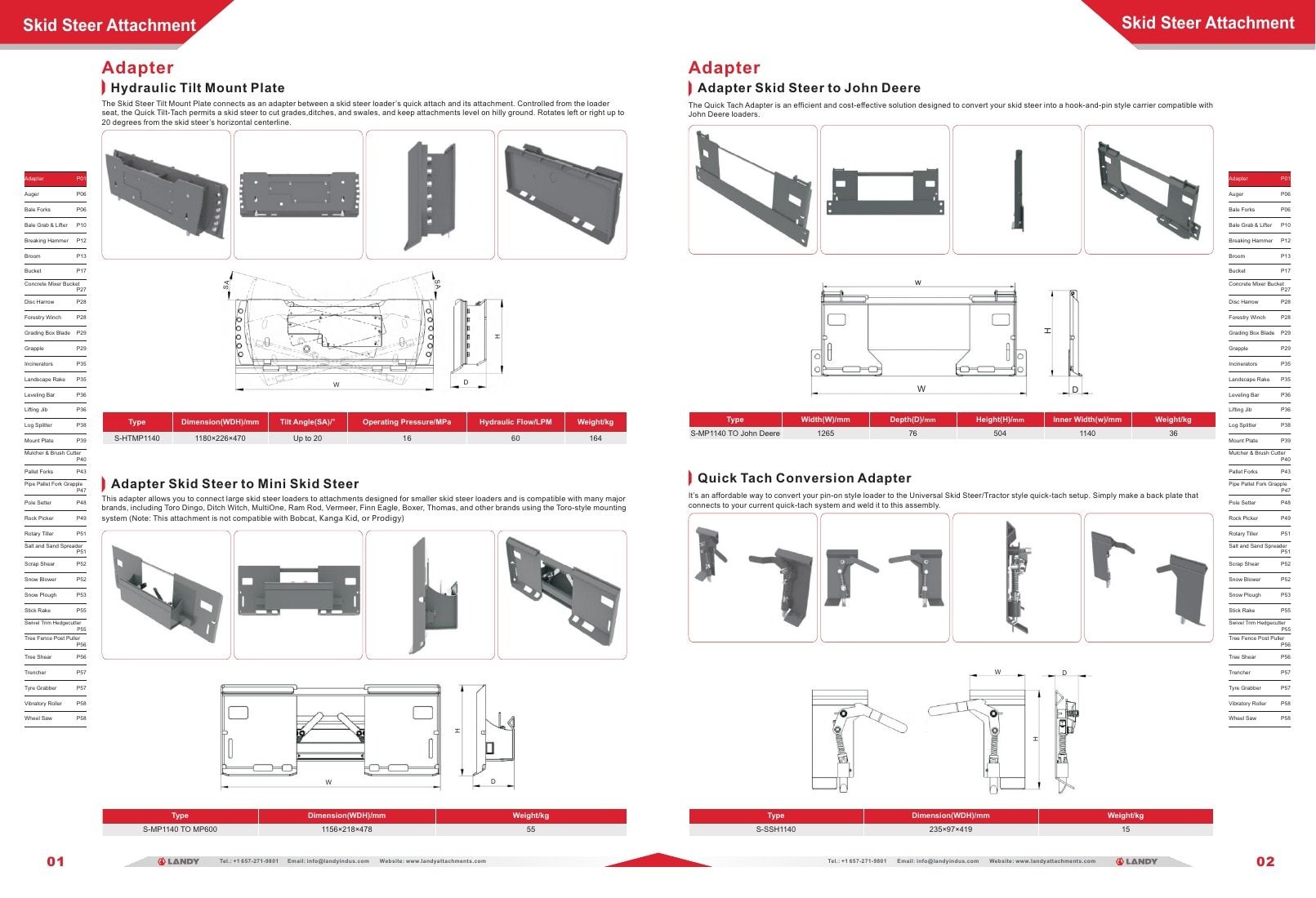 Attachman Tractor Attachments Catalog Weekly Ad January 1 - December 31, 2026