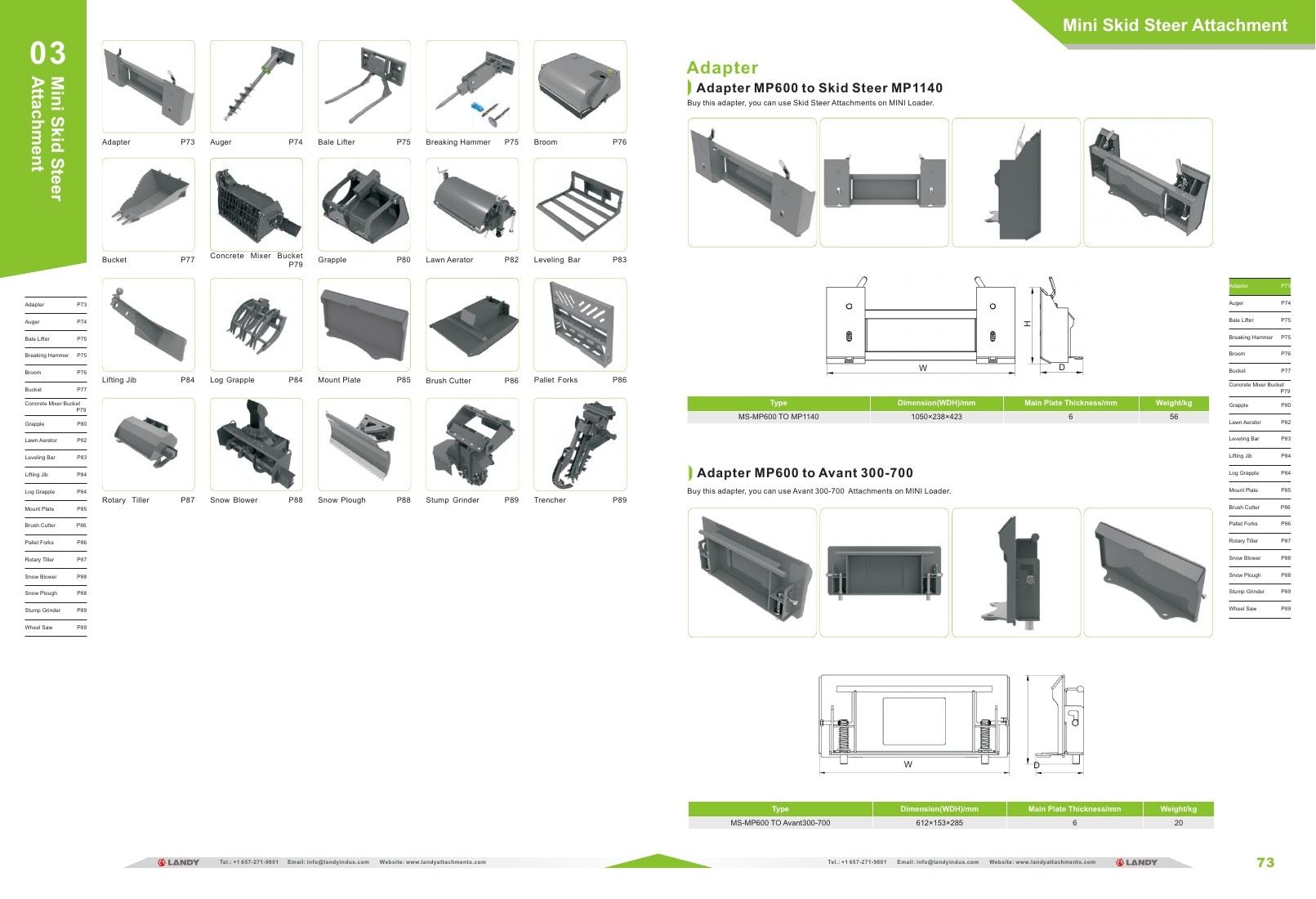 Attachman Tractor Attachments Catalog Weekly Ad January 1 - December 31, 2026