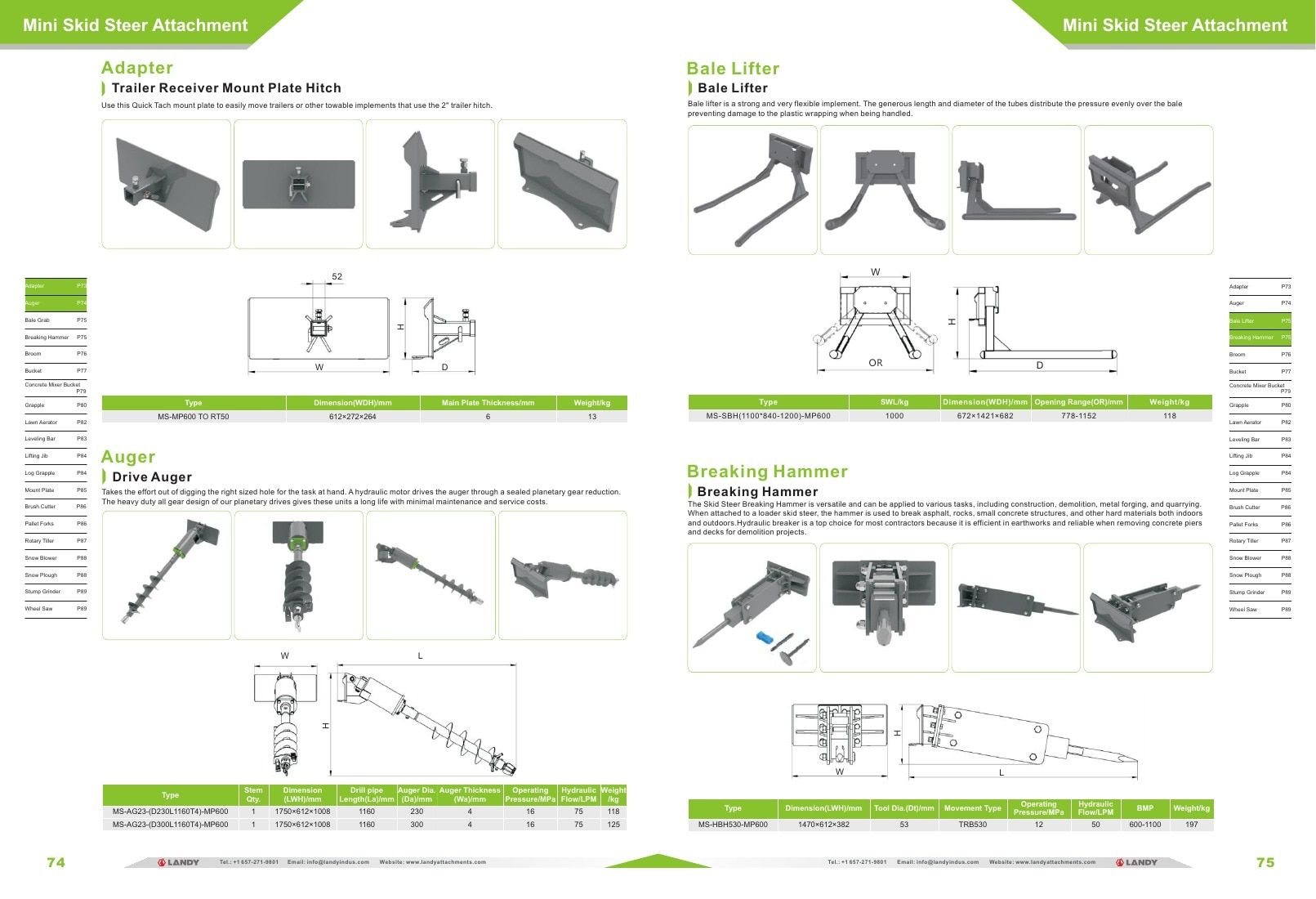 Attachman Tractor Attachments Catalog Weekly Ad January 1 - December 31, 2026