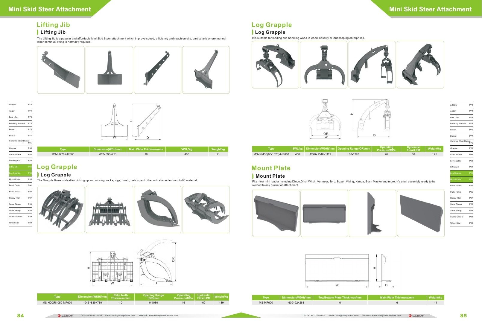 Attachman Tractor Attachments Catalog Weekly Ad January 1 - December 31, 2026