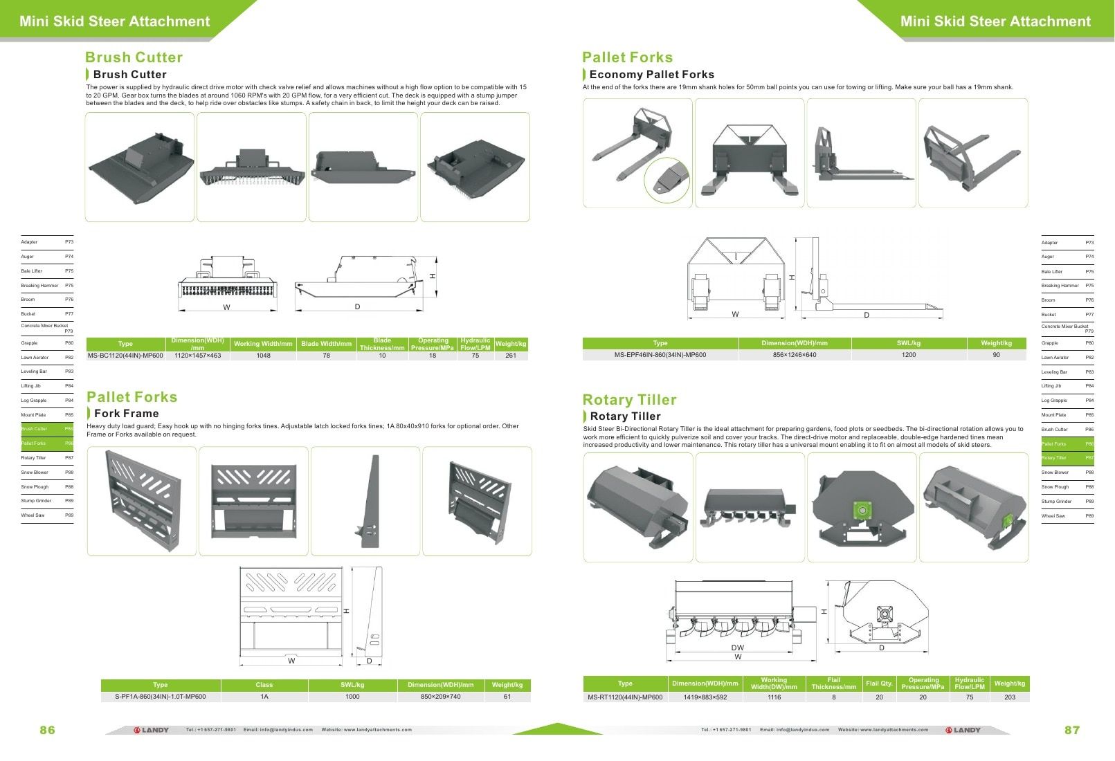 Attachman Tractor Attachments Catalog Weekly Ad January 1 - December 31, 2026