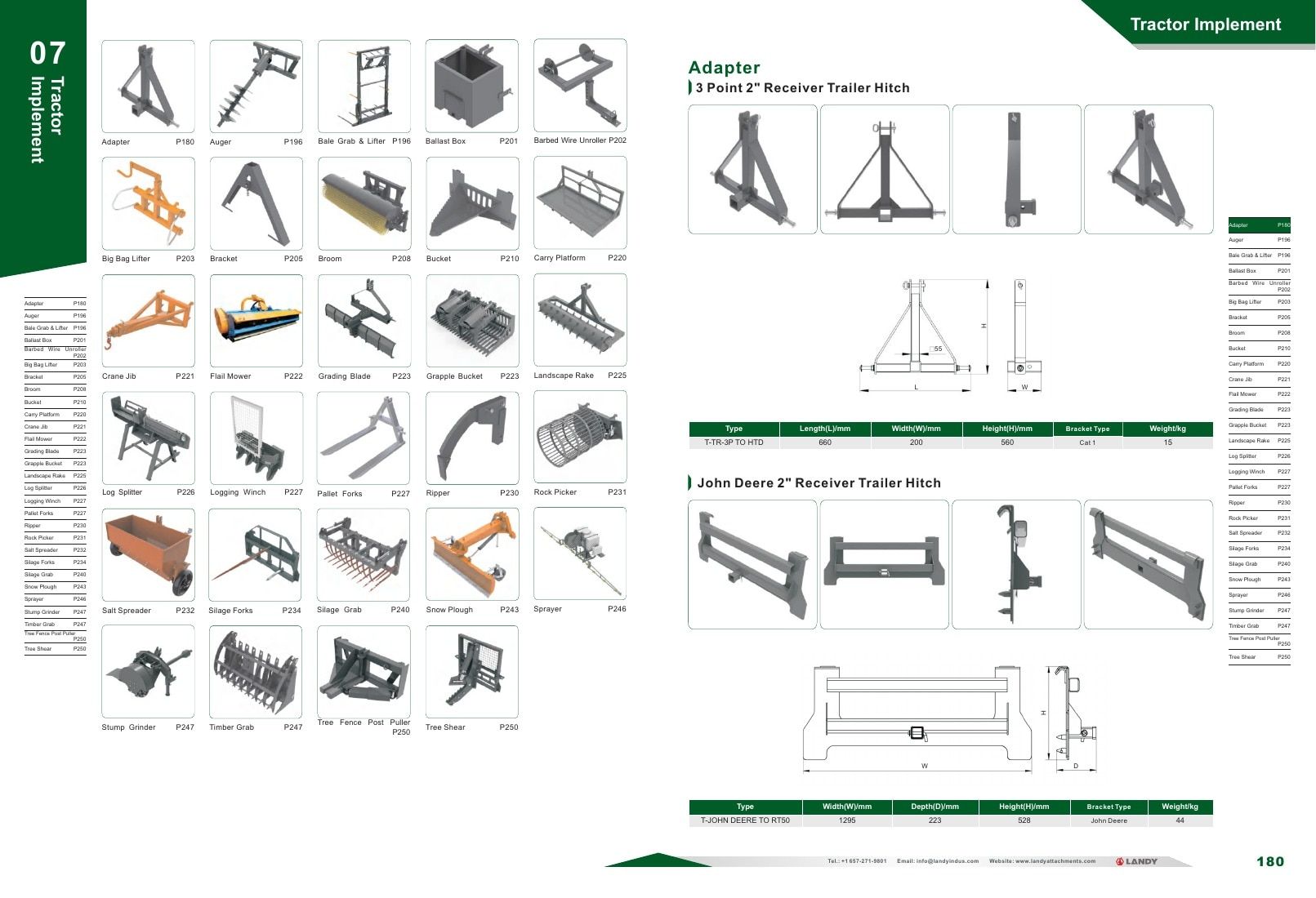 Attachman Tractor Attachments Catalog Weekly Ad January 1 - December 31, 2026