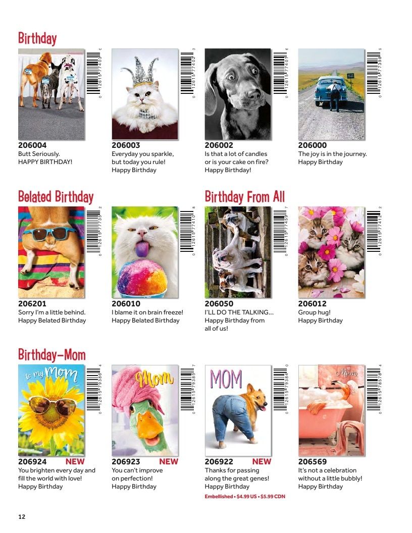 Avanti Press Greeting Cards Catalog Weekly Ad January 1 - December 31, 2026