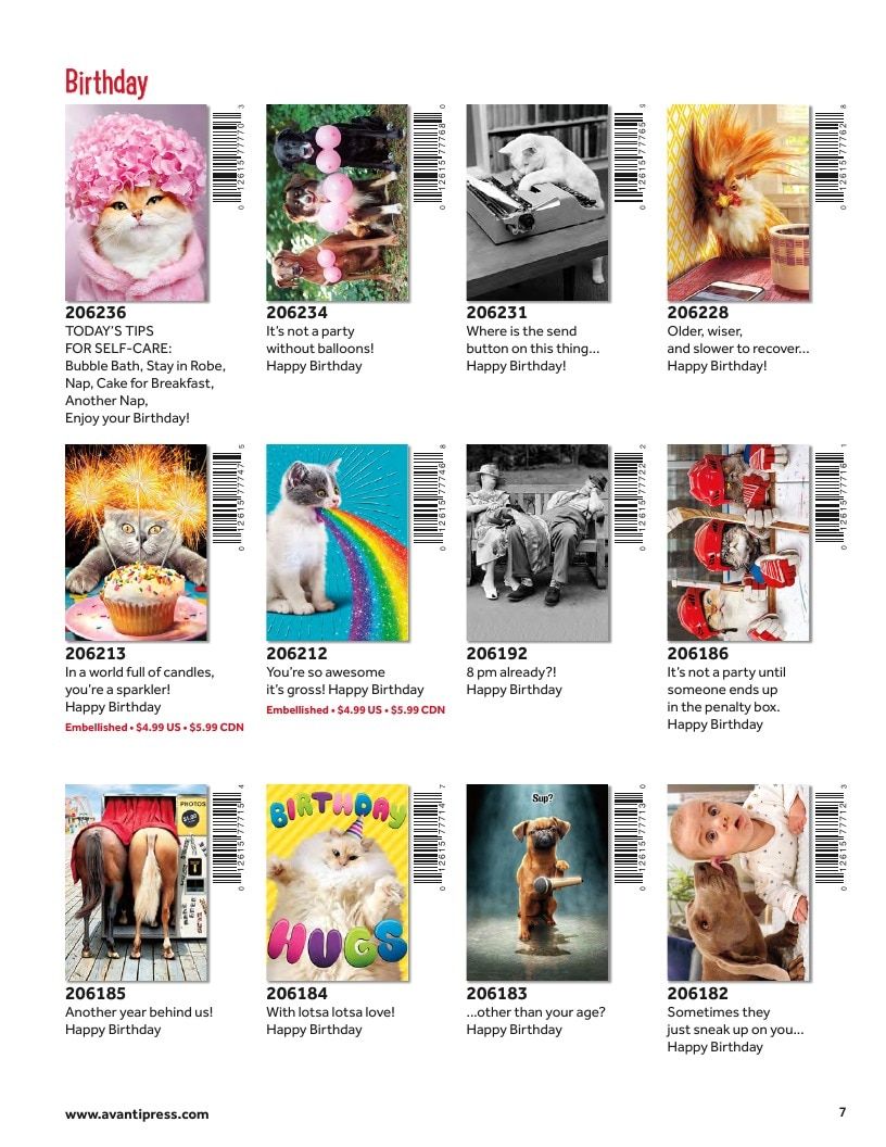 Avanti Press Greeting Cards Catalog Weekly Ad January 1 - December 31, 2026
