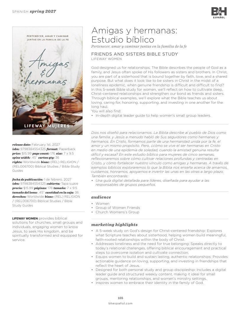 B&H Publishing Spring New Release Catalog Weekly Ad January 1, 2026 - December 31, 2027