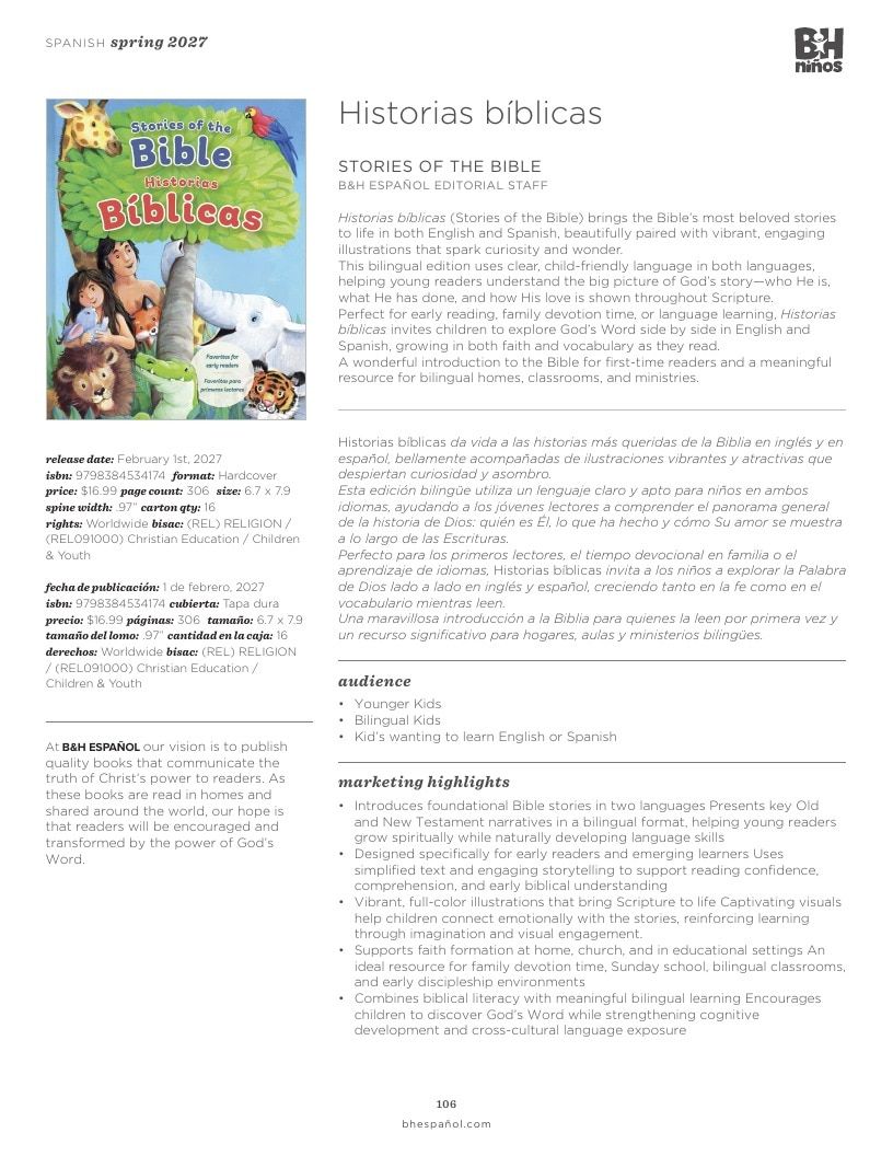 B&H Publishing Spring New Release Catalog Weekly Ad January 1, 2026 - December 31, 2027
