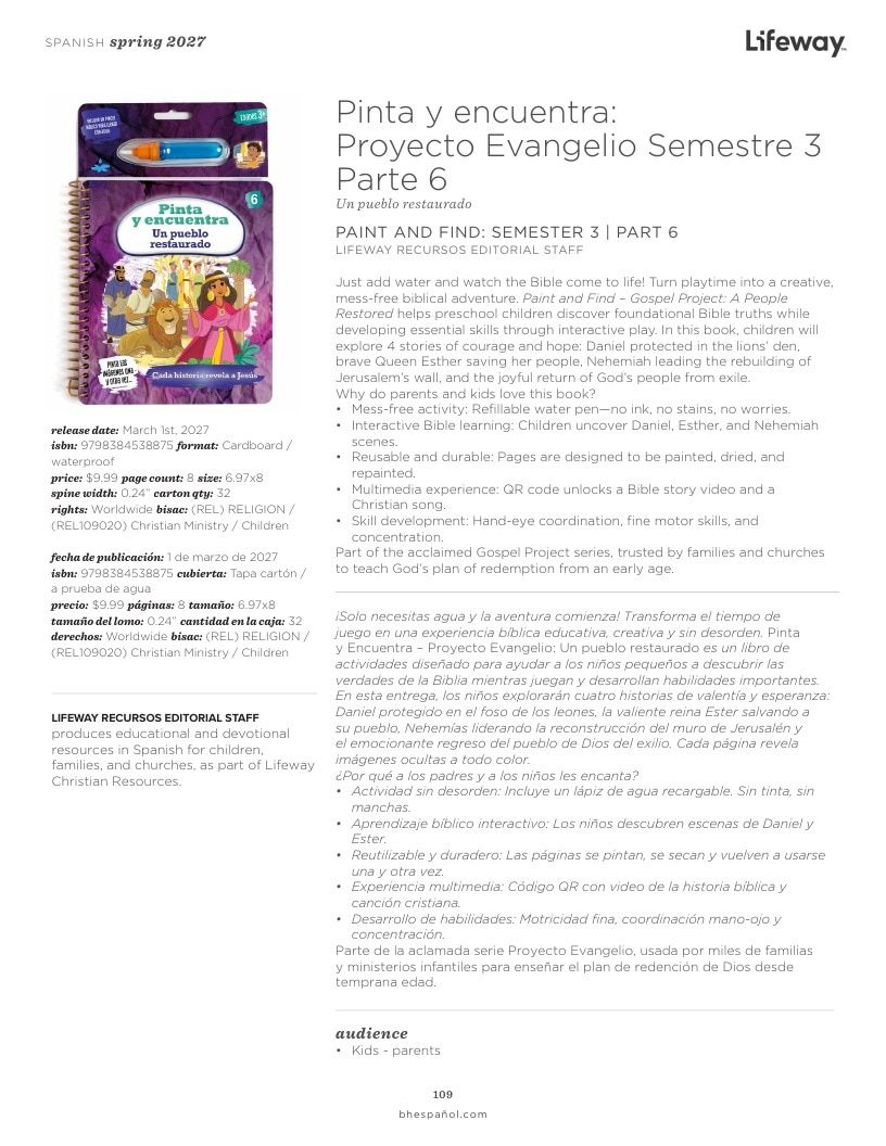 B&H Publishing Spring New Release Catalog Weekly Ad January 1, 2026 - December 31, 2027