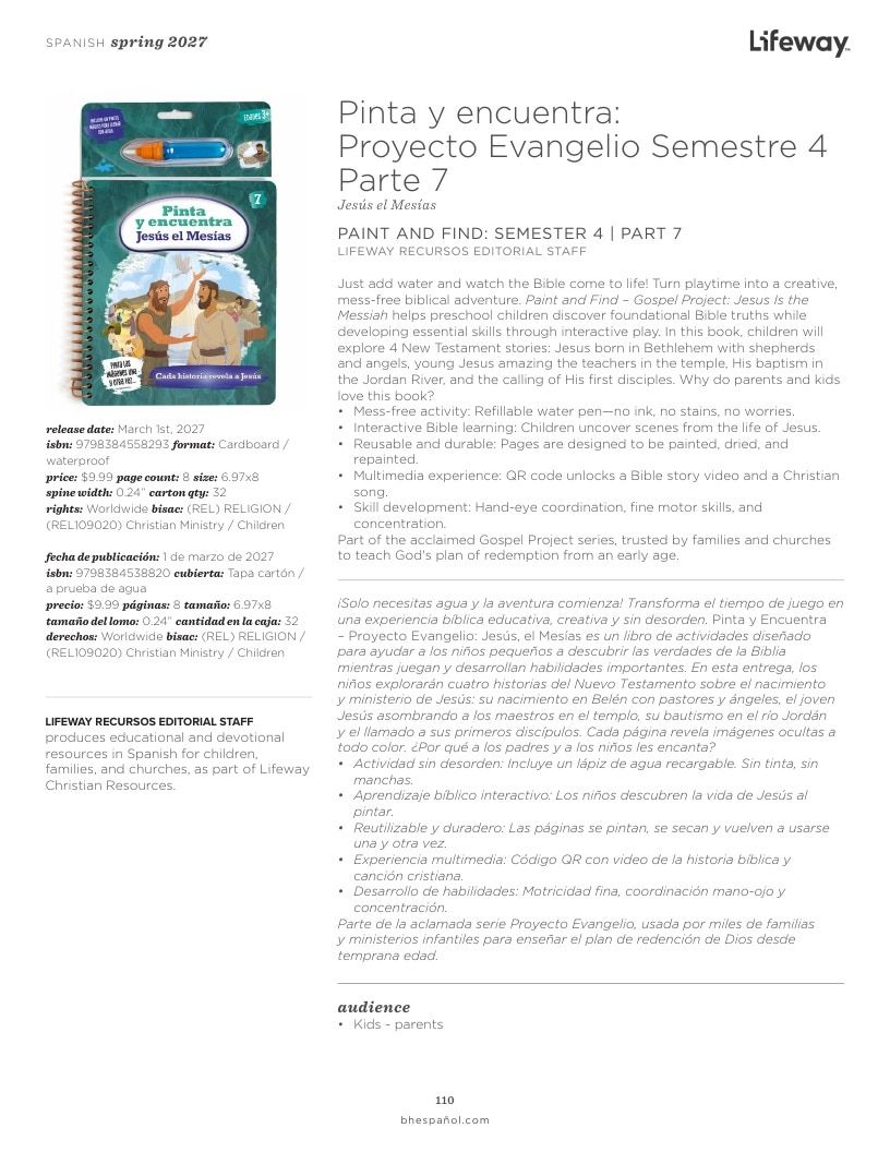 B&H Publishing Spring New Release Catalog Weekly Ad January 1, 2026 - December 31, 2027