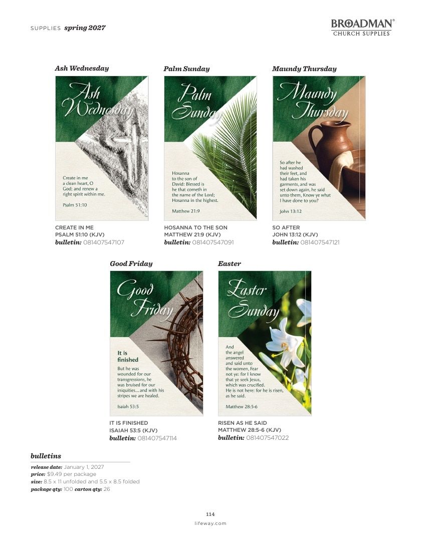 B&H Publishing Spring New Release Catalog Weekly Ad January 1, 2026 - December 31, 2027