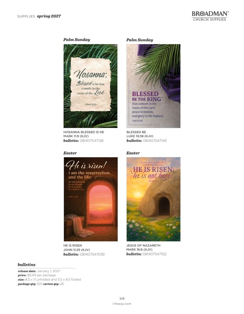 B&H Publishing Spring New Release Catalog Weekly Ad January 1, 2026 - December 31, 2027