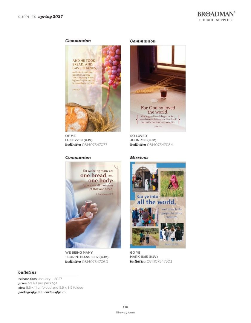 B&H Publishing Spring New Release Catalog Weekly Ad January 1, 2026 - December 31, 2027