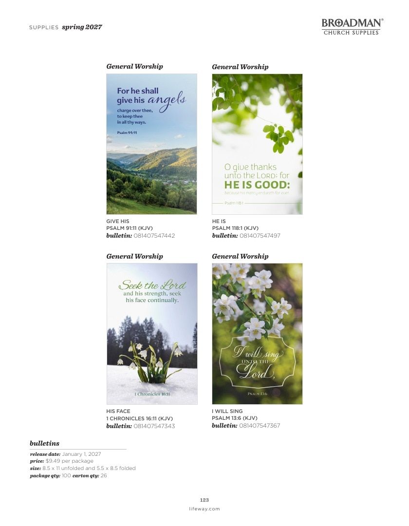 B&H Publishing Spring New Release Catalog Weekly Ad January 1, 2026 - December 31, 2027