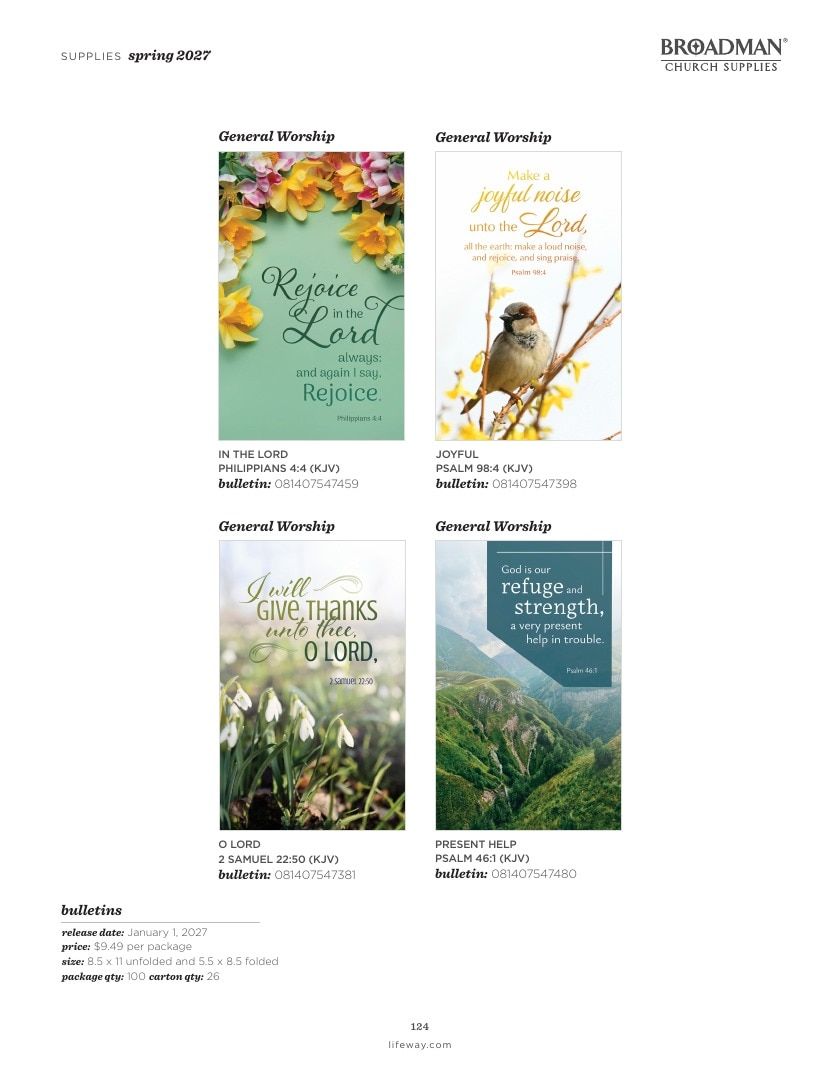 B&H Publishing Spring New Release Catalog Weekly Ad January 1, 2026 - December 31, 2027