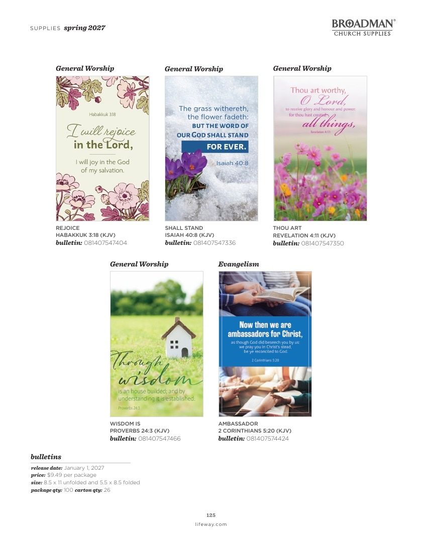 B&H Publishing Spring New Release Catalog Weekly Ad January 1, 2026 - December 31, 2027