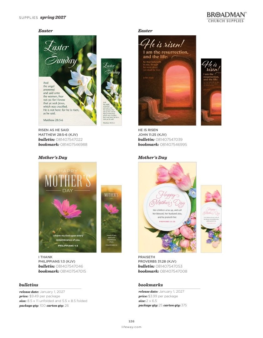 B&H Publishing Spring New Release Catalog Weekly Ad January 1, 2026 - December 31, 2027