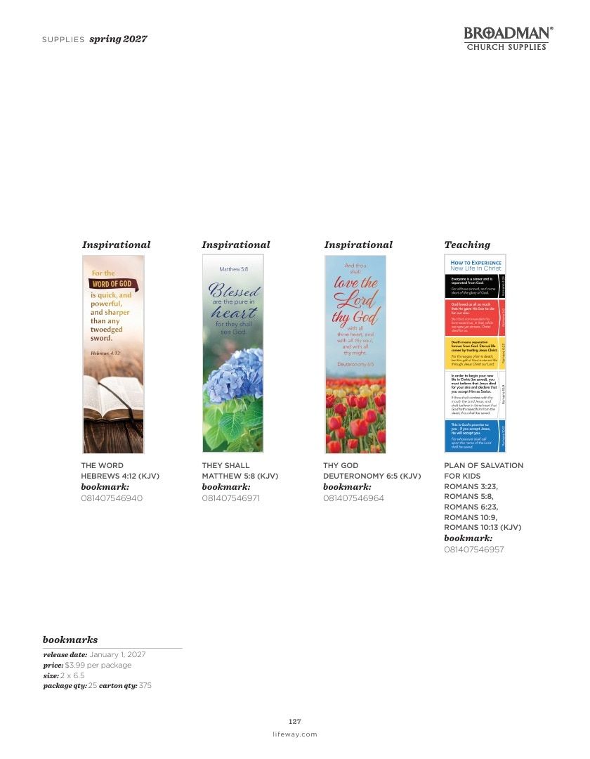 B&H Publishing Spring New Release Catalog Weekly Ad January 1, 2026 - December 31, 2027