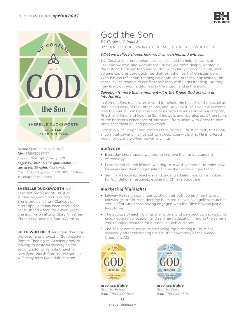 B&H Publishing Spring New Release Catalog Weekly Ad January 1, 2026 - December 31, 2027