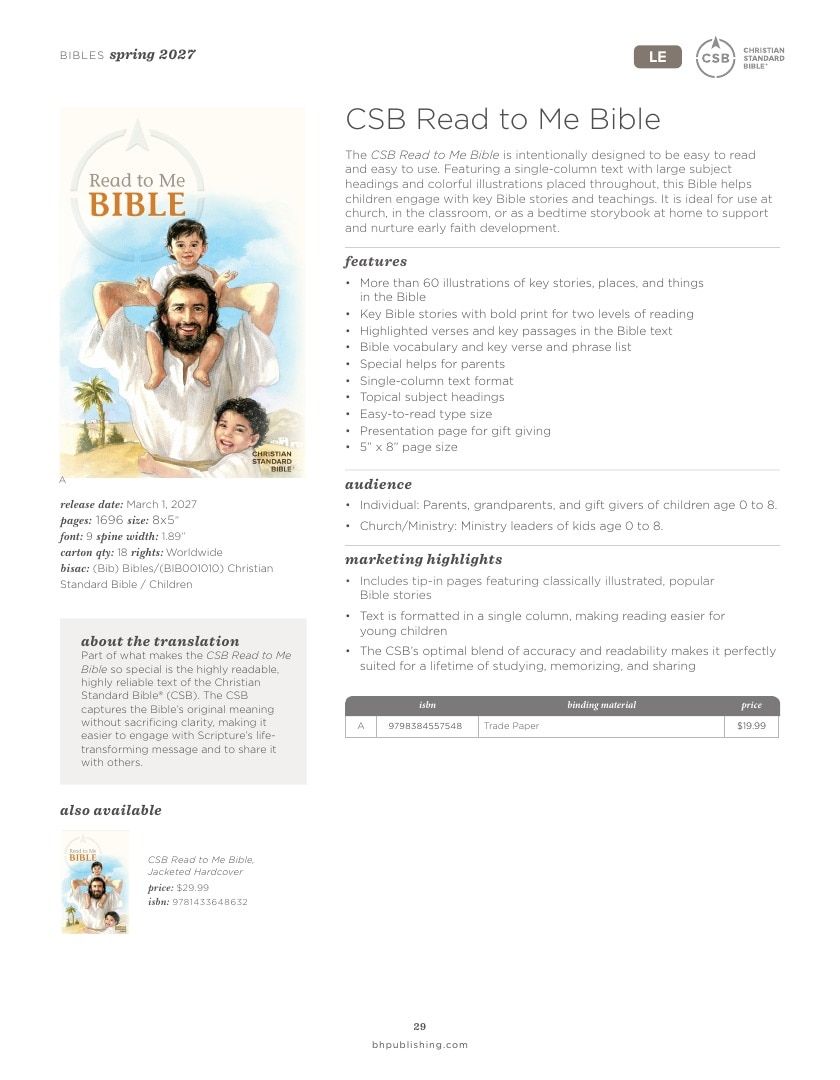B&H Publishing Spring New Release Catalog Weekly Ad January 1, 2026 - December 31, 2027