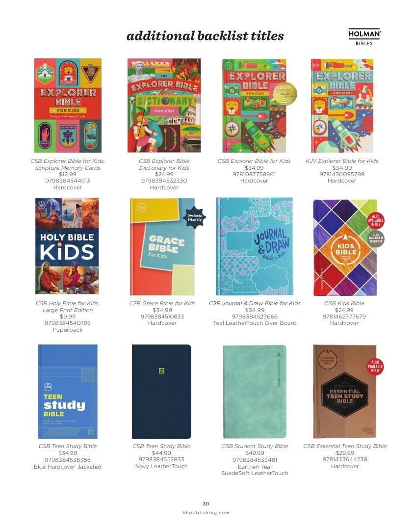 B&H Publishing Spring New Release Catalog Weekly Ad January 1, 2026 - December 31, 2027