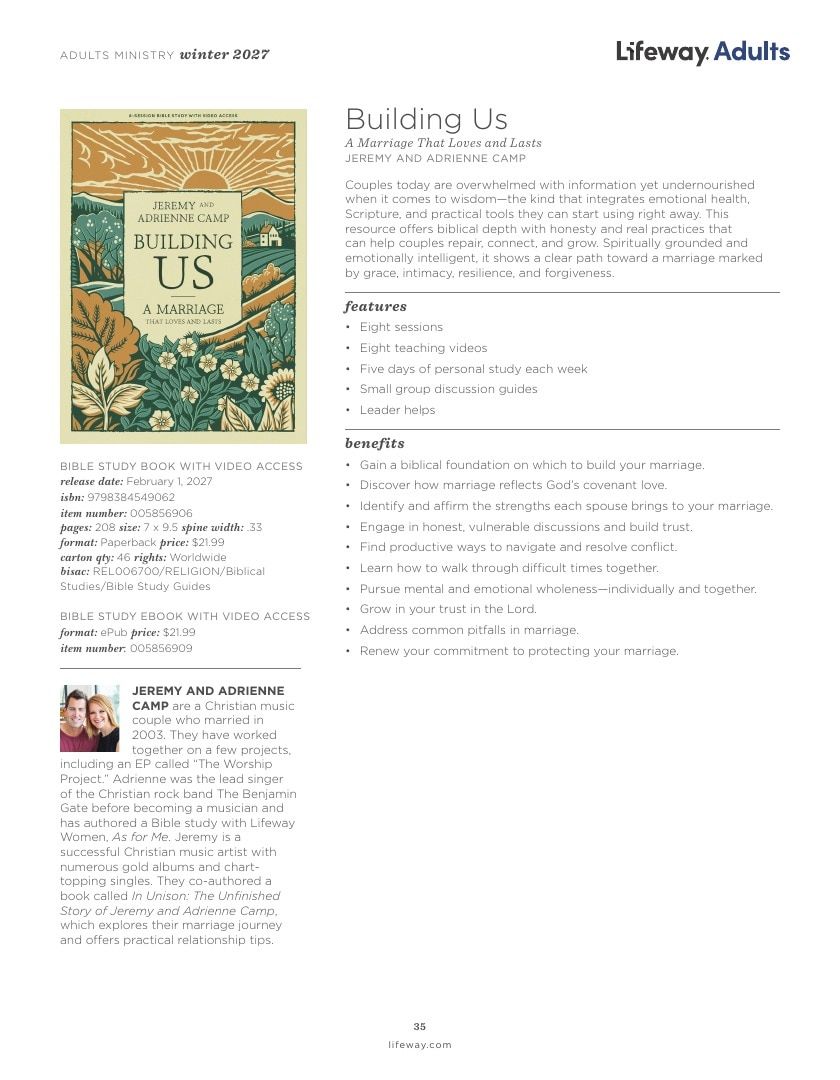 B&H Publishing Spring New Release Catalog Weekly Ad January 1, 2026 - December 31, 2027