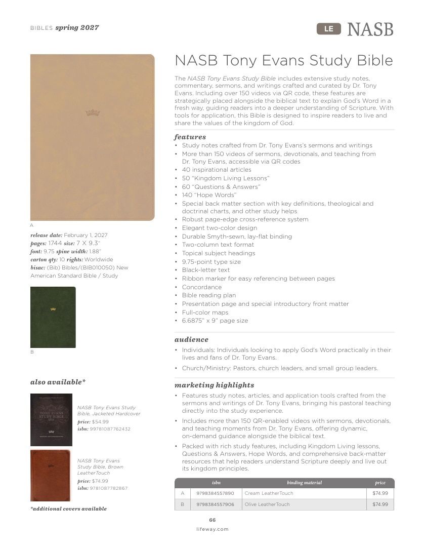 B&H Publishing Spring New Release Catalog Weekly Ad January 1, 2026 - December 31, 2027