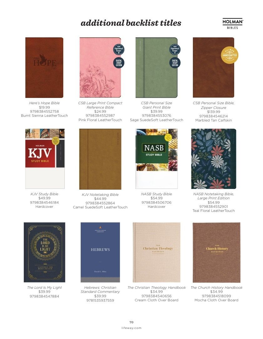 B&H Publishing Spring New Release Catalog Weekly Ad January 1, 2026 - December 31, 2027