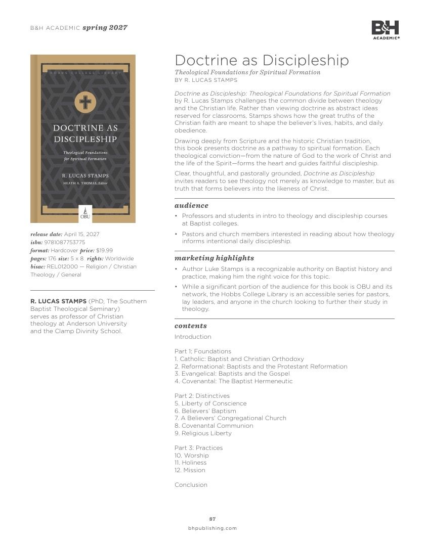 B&H Publishing Spring New Release Catalog Weekly Ad January 1, 2026 - December 31, 2027